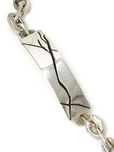 Henson【ヘンソン】 ブレスレット CRACKED ID BRACELET silver