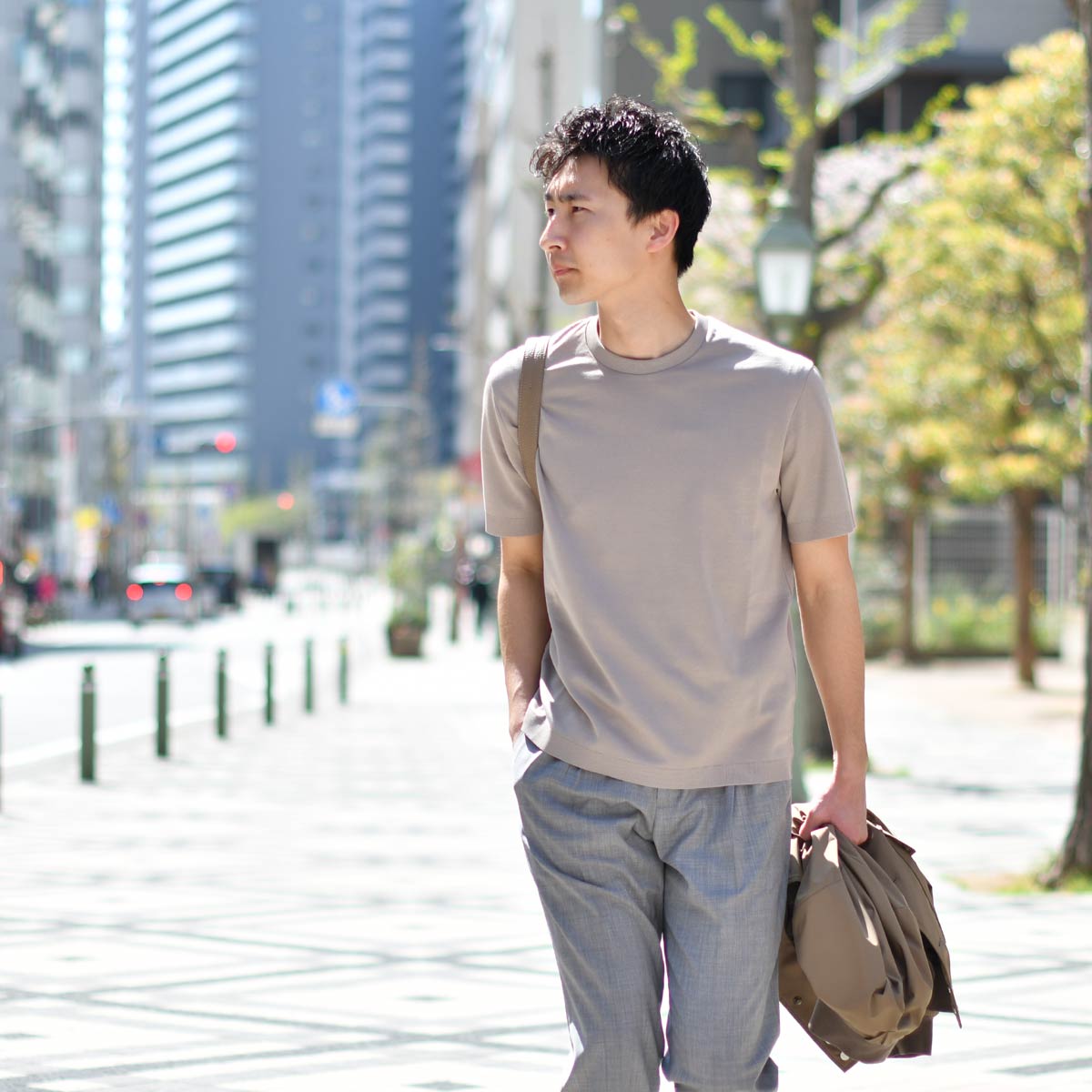 HERNO【ヘルノ】クルーネックジャージーTシャツ JG000206U 52059 9403
