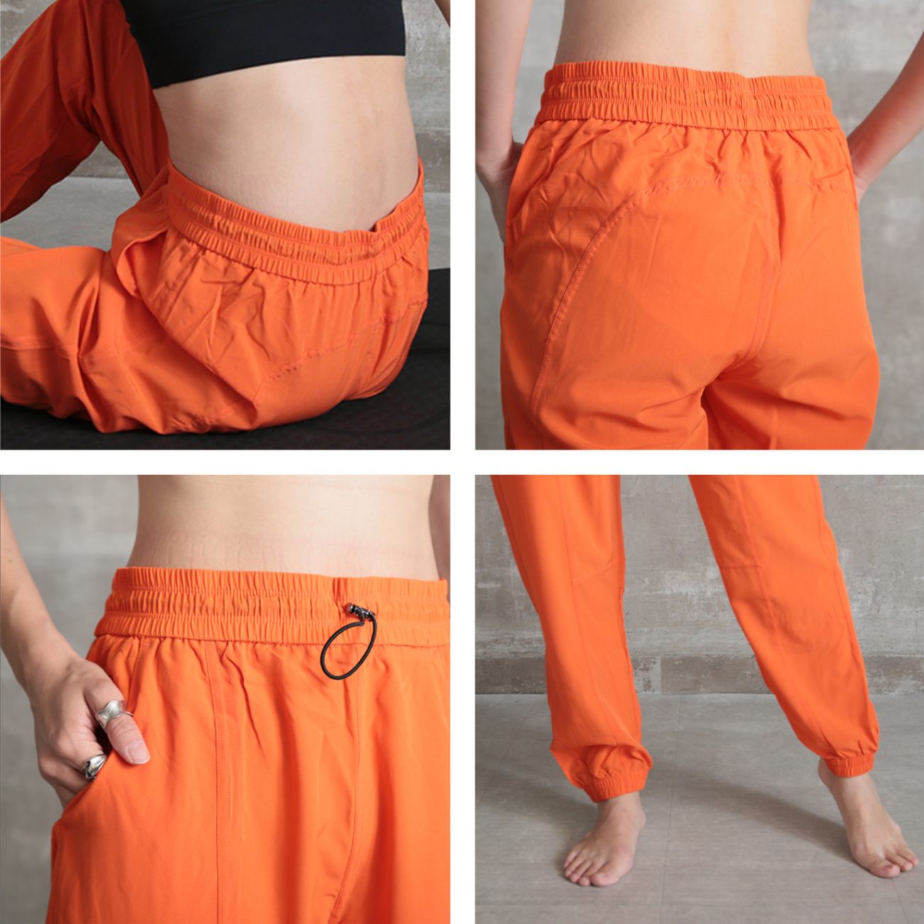 ヨガパンツ パンツ yoga レディース 速乾 裾ゴム ロング ヨガ パンツ S/M/L/2L