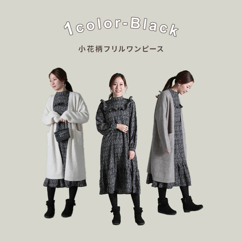 ワンピース ワンピ パフスリーブフレアワンピース