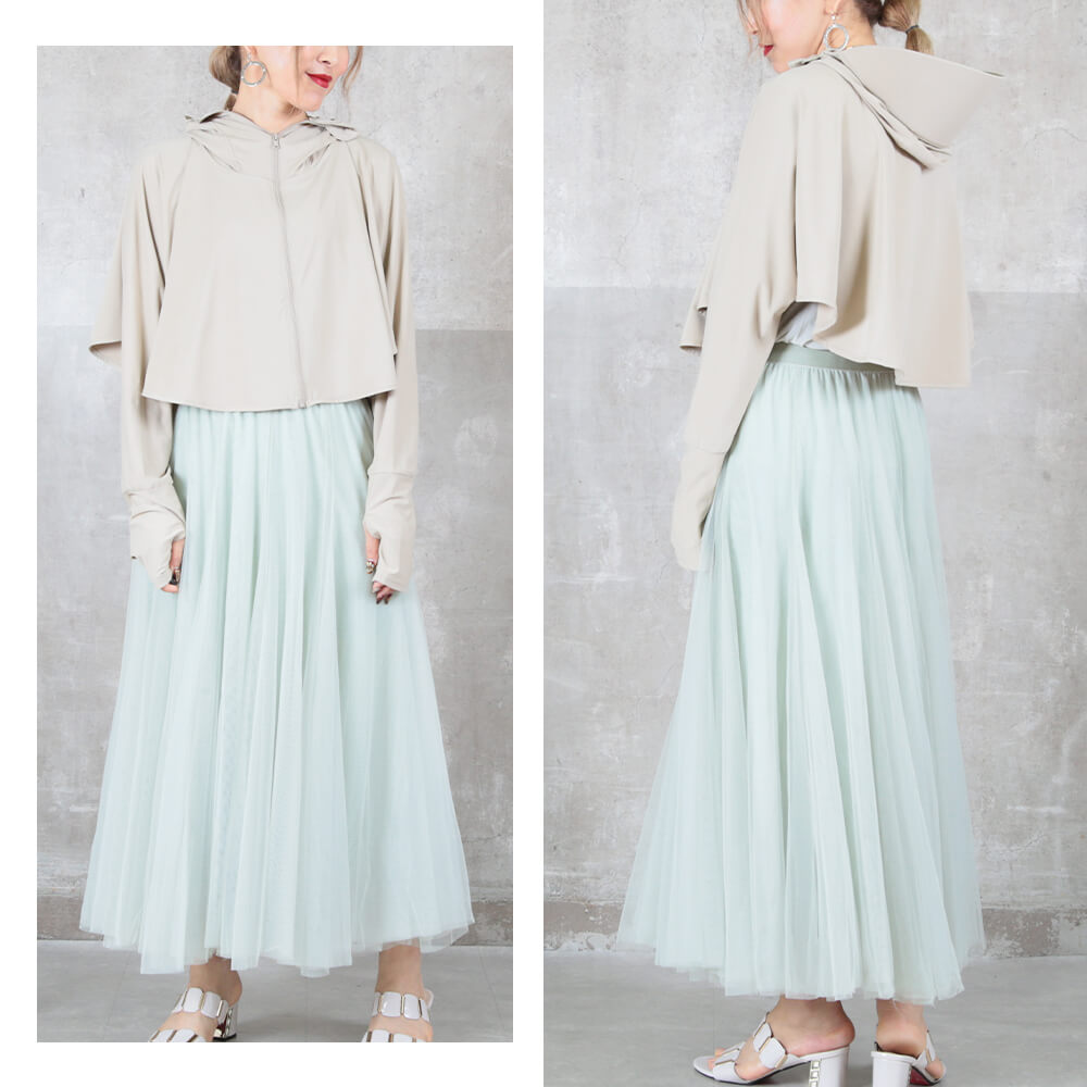 ラッシュガード UVカットパーカー ショート丈 ロング丈 9color