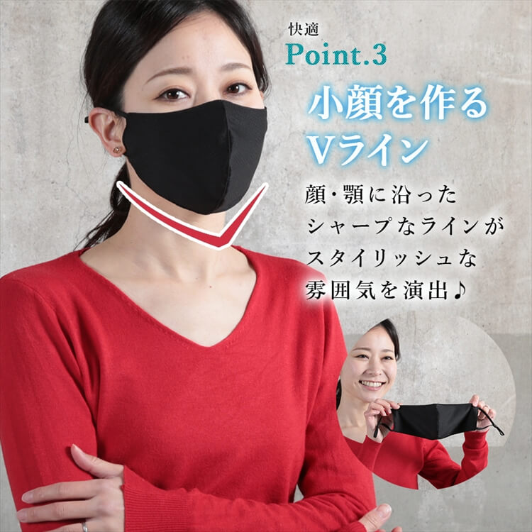 マスク 大人用/子供用  接触冷感 メッシュ 3枚 セット 6color