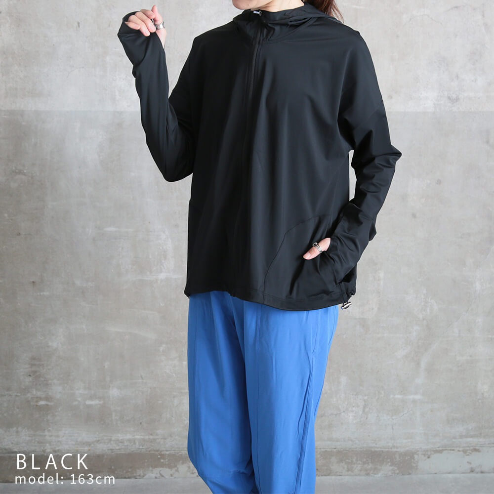 パーカー 速乾 フード付き 長袖 スポーツ S/M/L 3color