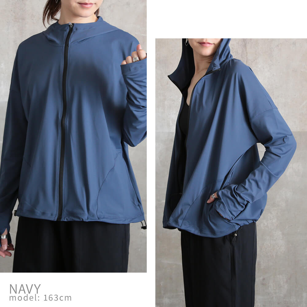 パーカー 速乾 フード付き 長袖 スポーツ S/M/L 3color