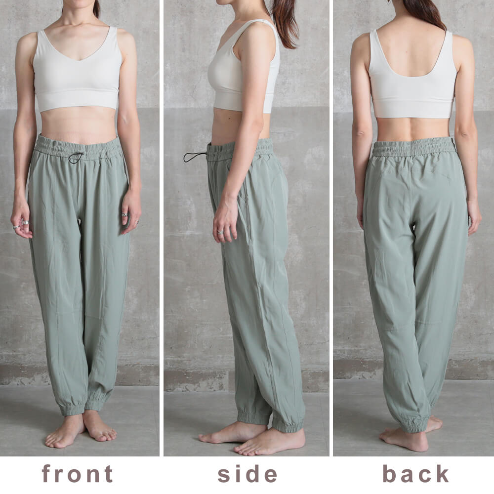 ヨガパンツ パンツ yoga レディース 速乾 裾ゴム ロング ヨガ パンツ S/M/L/2L