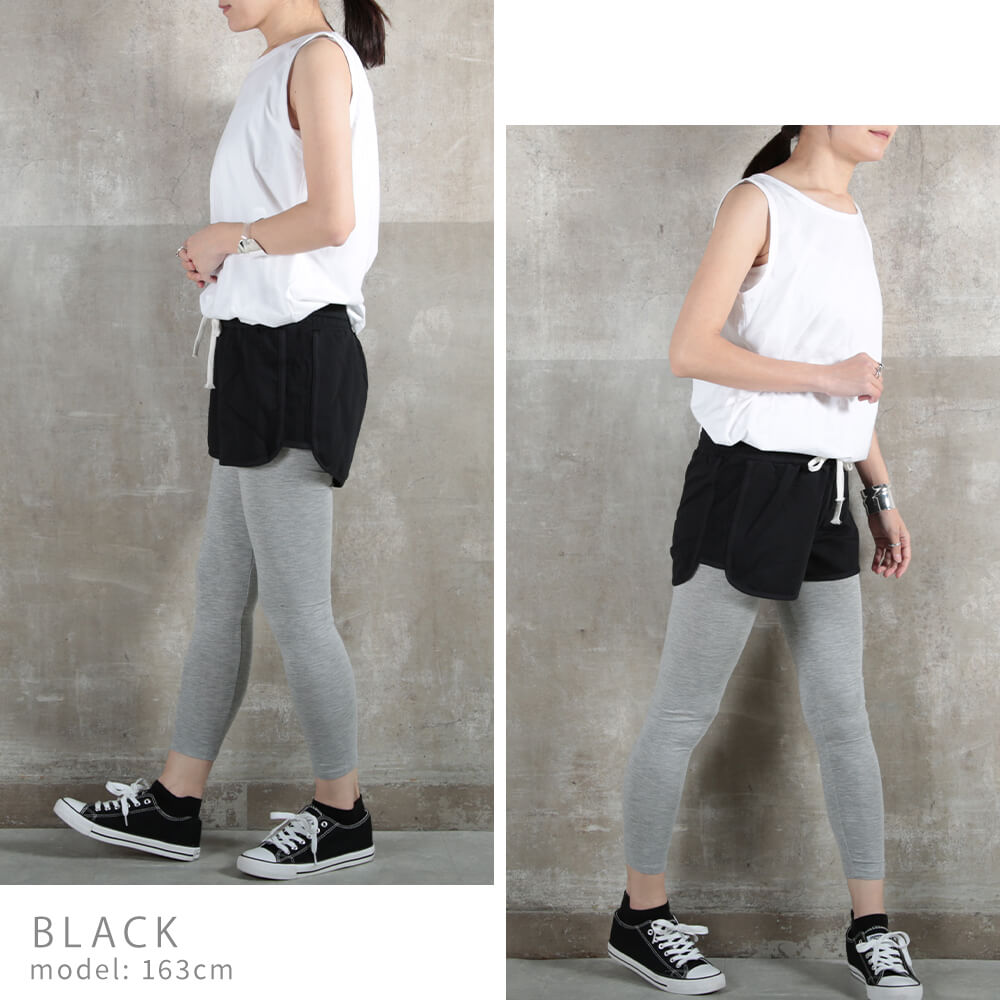 ショートパンツ 紐付き スウェット S/M/L/2L/3L/4L/5L 7color