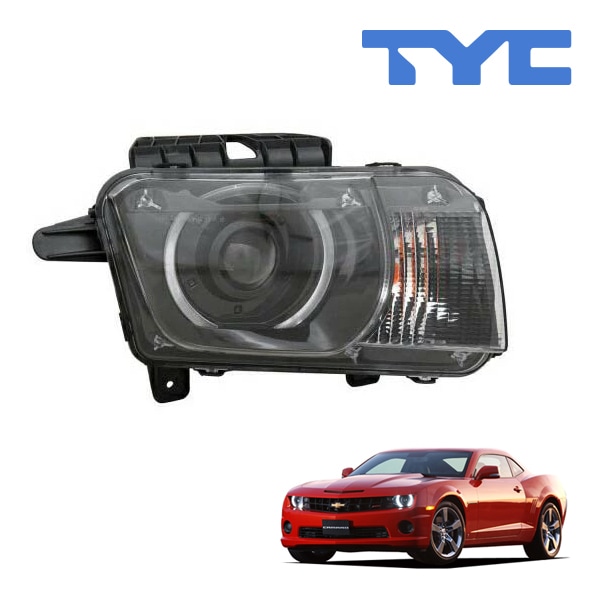 【TYC 正規品】10-13y シボレー カマロ ヘッドランプ ヘッドライトHID 純正タイプ 右側 RH 助手席側