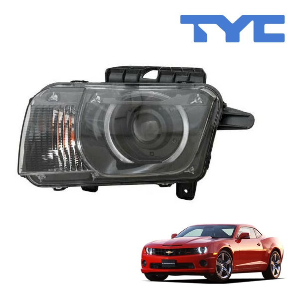 【TYC 正規品】10-13y シボレー カマロ ヘッドランプ ヘッドライト HID 純正タイプ 左側 LH 運転席側