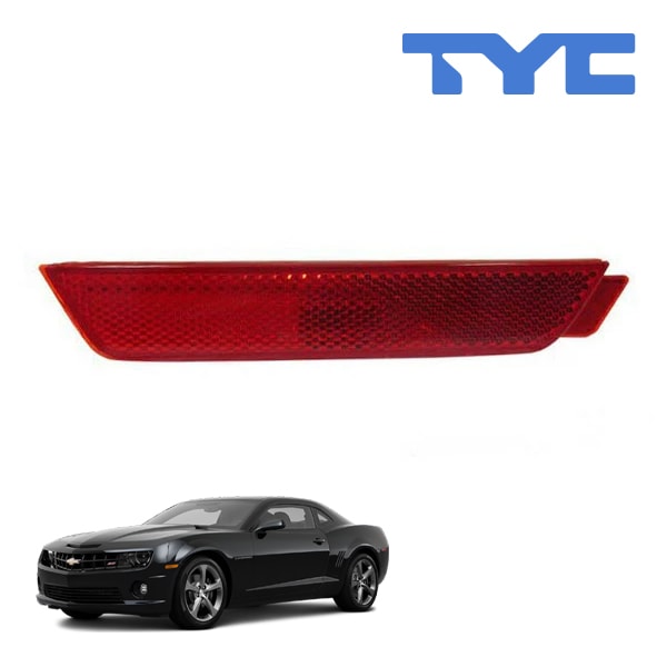 【TYC 正規品】10-15y シボレー カマロ リア サイドマーカーランプ フェンダーマーカー バンパーマーカー レッド 純正タイプ 右側 RH 助手席側