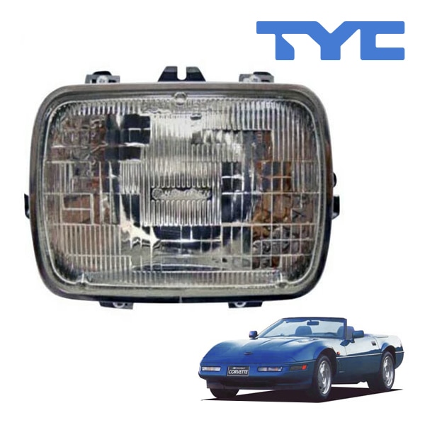 【TYC 正規品】90-96y シボレー コルベット ヘッドランプ ヘッドライト 純正タイプ 片側 左右共通