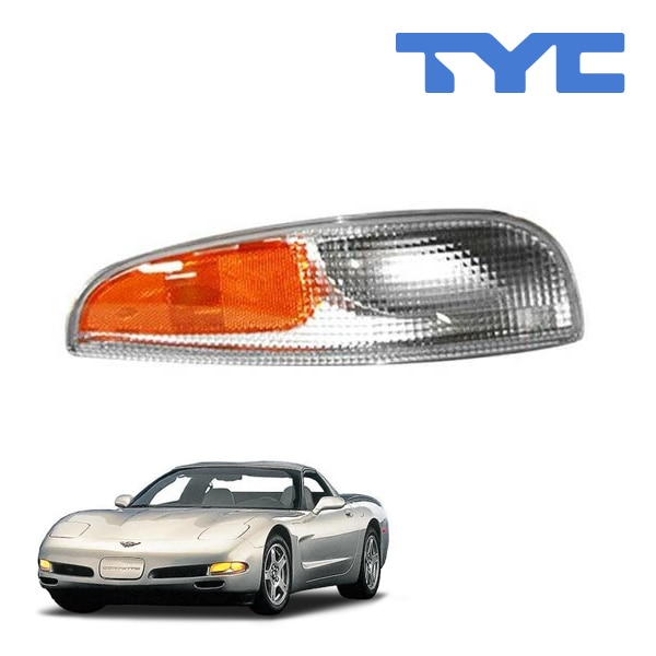 【TYC 正規品】97-04y シボレー コルベット フロント パークシグナルランプ ウインカーランプ 純正タイプ 右側 RH 助手席側