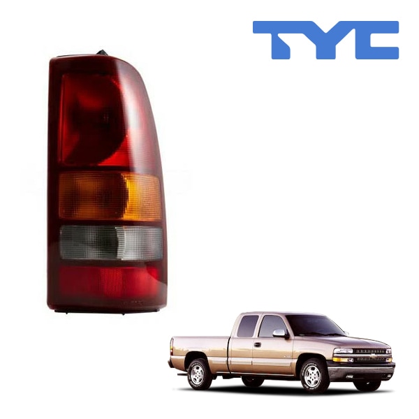 【TYC 正規品】99-02y シボレー シルバラード テールランプ テールライト 純正タイプ 右側 RH 助手席側 バルブ付