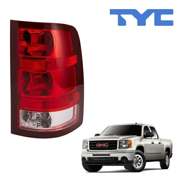 【TYC 正規品】07-14y GMC シエラ テールランプ テールライト 純正タイプ 右側 RH 助手席側 バルブ付