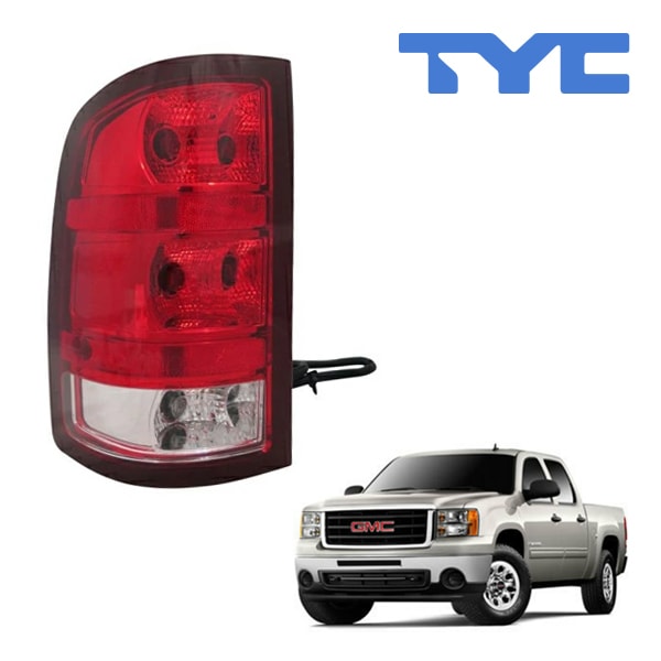 【TYC 正規品】07-14y GMC シエラ テールランプ テールライト 純正タイプ 左側 LH 運転席側 バルブ付