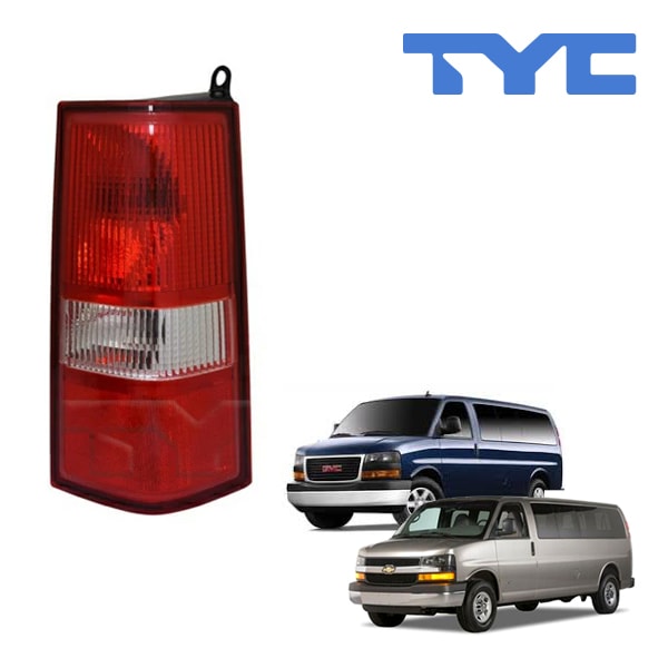 【TYC 正規品】03-14y シボレー エクスプレス GMC サバナ テールランプ テールライト 純正タイプ 右側 RH 助手席側 バルブ付