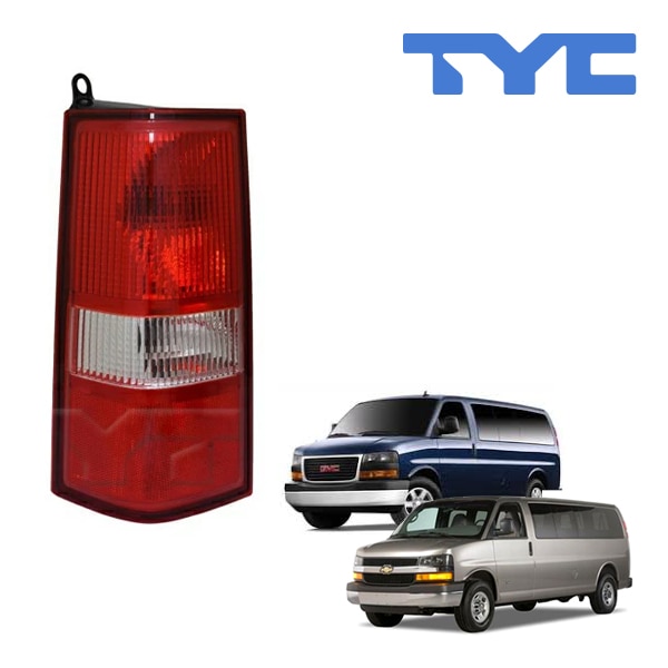【TYC 正規品】03-14y シボレー エクスプレス GMC サバナ テールランプ テールライト 純正タイプ 左側 LH 運転席側 バルブ付