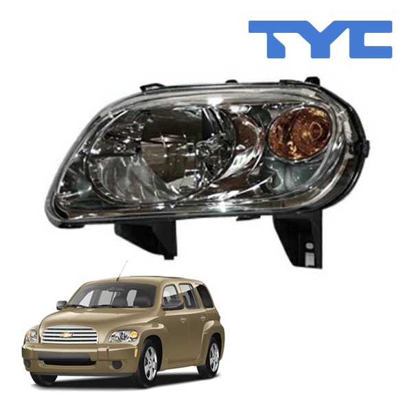 【TYC 正規品】06-11y シボレー HHR ヘッドランプ ヘッドライト ハロゲン 純正タイプ 左側 LH 運転席側 バルブ付