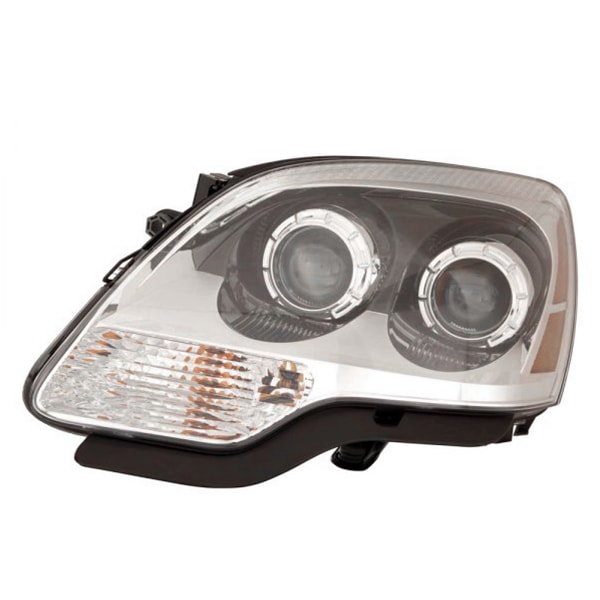 【DEPO 正規品】ヘッドランプ ヘッドライト ハロゲン 純正タイプ 左側 LH 運転席側 バルブ付 08-12y GMC アカディア