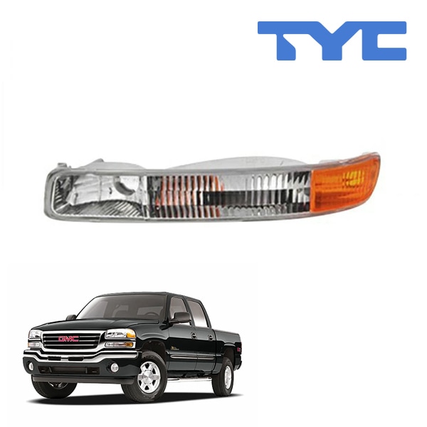 【TYC 正規品】99-07y GMC シエラ フロント パークシグナルランプ ウインカーランプ 純正タイプ 左側 LH 運転席側