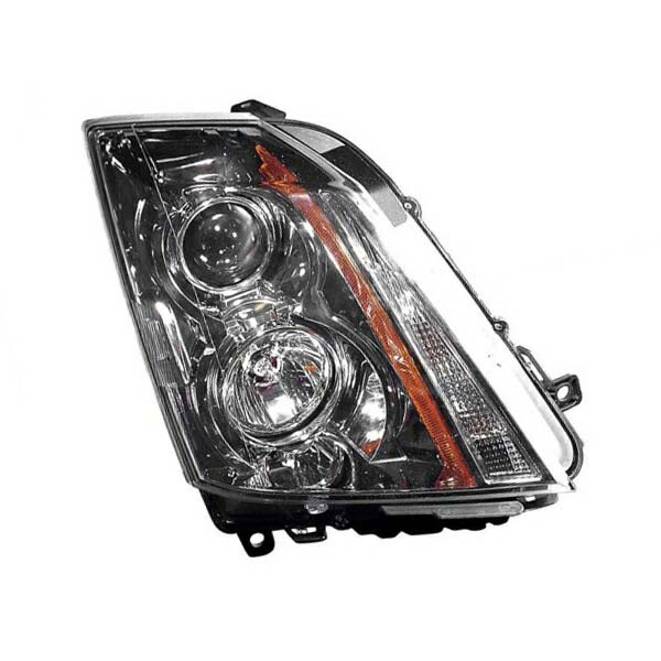 【DEPO 正規品】ヘッドランプ ヘッドライト ハロゲン 純正タイプ 右側 RH 助手席側 バルブ付 08-14y キャデラック CTS