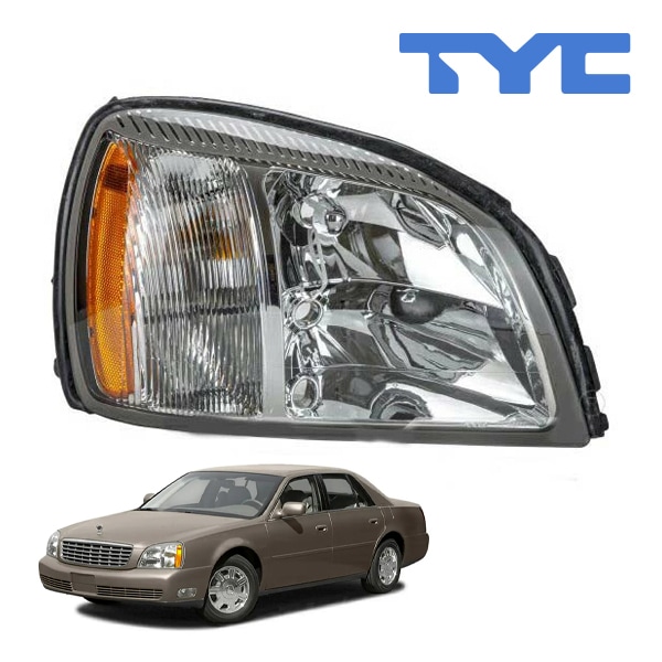 【TYC 正規品】03-05y キャデラック Deville ヘッドランプ ヘッドライト ハロゲン 純正タイプ 右側 RH 助手席側 バルブ付