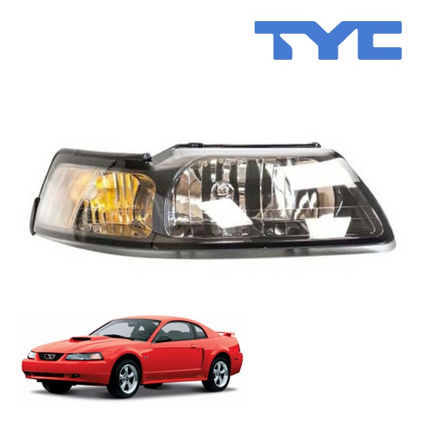 【TYC 正規品】01-04y フォード マスタング ヘッドランプ ヘッドライト ハロゲン 純正タイプ 右側 RH 助手席側