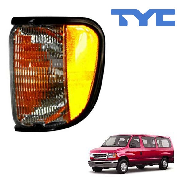 【TYC 正規品】92-03y フォード E150 E250 E350 フロント コーナーランプ パークシグナルランプ サイドマーカーランプ 純正タイプ 左側 LH 運転席側