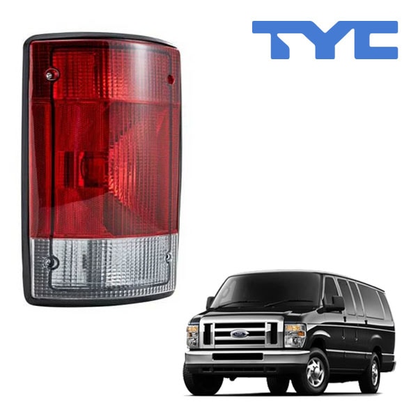 【TYC 正規品】04-14y フォード E150 E250 E350 テールランプ テールライト 純正タイプ 左側 LH 運転席側 バルブ付