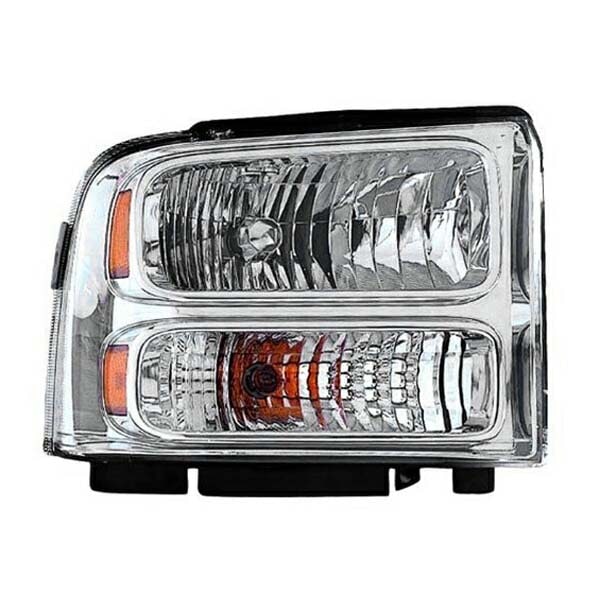 【DEPO 正規品】ヘッドランプ ヘッドライト ハロゲン 純正タイプ 右側 RH 助手席側 バルブ付 04-07y フォード F250 F-250 SUPER DUTY