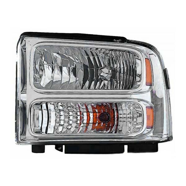 【DEPO 正規品】ヘッドランプ ヘッドライト ハロゲン 純正タイプ 左側 LH 運転席側 バルブ付 04-07y フォード F250 F-250 SUPER DUTY