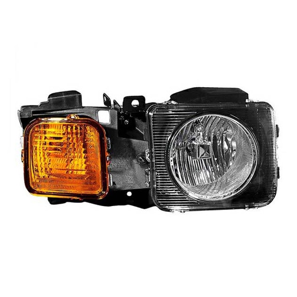 【DEPO 正規品】ヘッドランプ ヘッドライト 純正タイプ 右側 RH 助手席側 バルブ付 06-10y ハマー H3 デポ