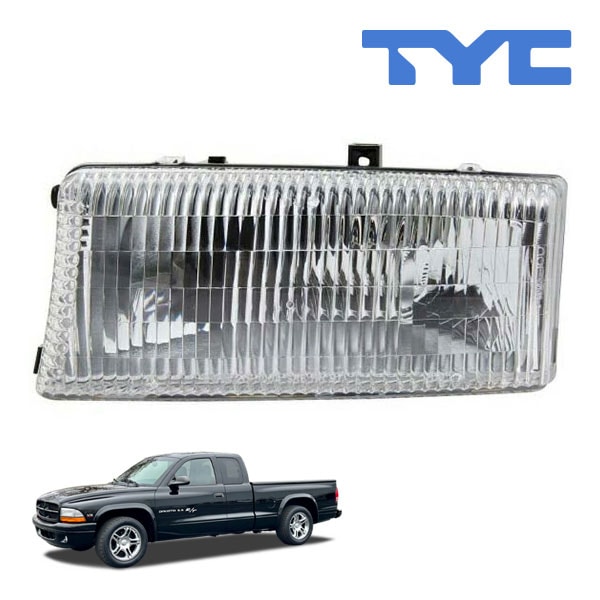 【TYC 正規品】97-04y ダッジ ダコタ ヘッドランプ ヘッドライト ハロゲン 純正タイプ 左側 LH 運転席側