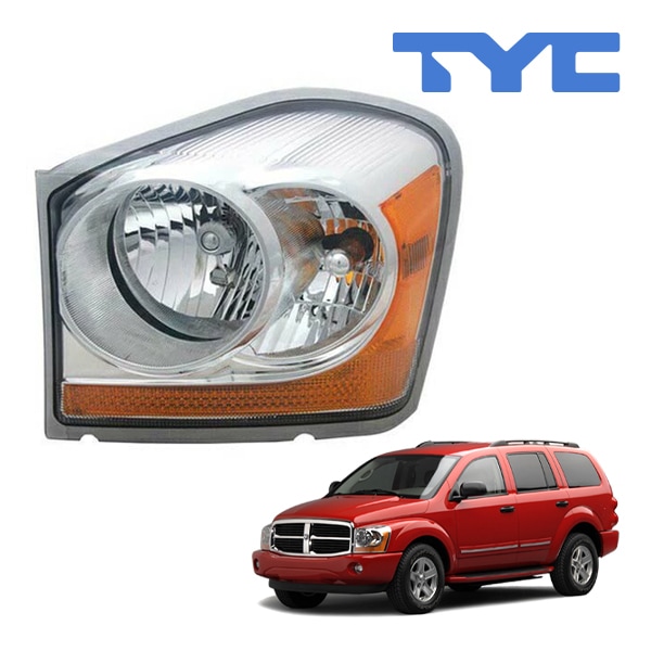 【TYC 正規品】04-05y ダッジ デュランゴ ヘッドランプ ヘッドライト 純正タイプ 左側 LH 運転席側 バルブ付