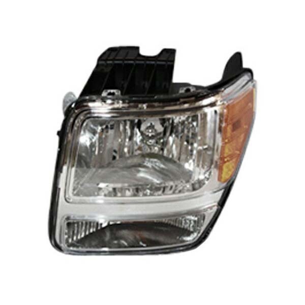 07-11y ダッジ ナイトロ ヘッドランプ ヘッドライト ハロゲン 純正タイプ 左側 LH 運転席側 バルブ付 TYC製 