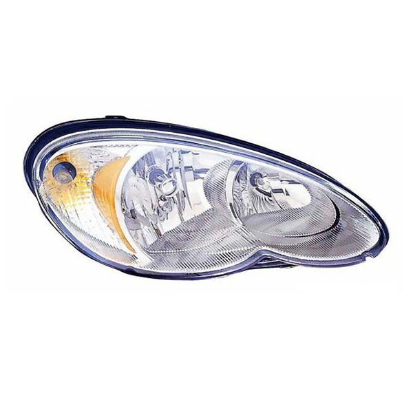 【DEPO 正規品】ヘッドランプ ヘッドライト ハロゲン 純正タイプ 右側 RH 助手席側 バルブ付 06-10y クライスラー PTクルーザー