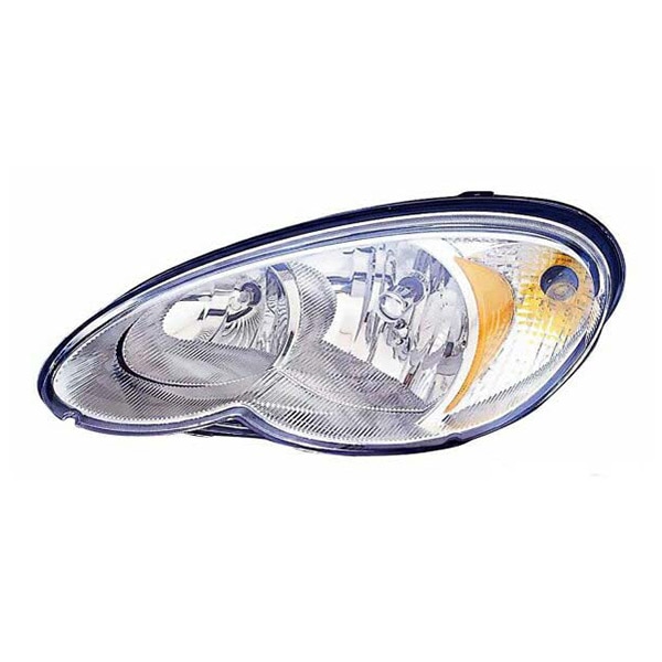 【DEPO 正規品】ヘッドランプ ヘッドライト ハロゲン 純正タイプ 左側 LH 運転席側 バルブ付 06-10y クライスラー PTクルーザー