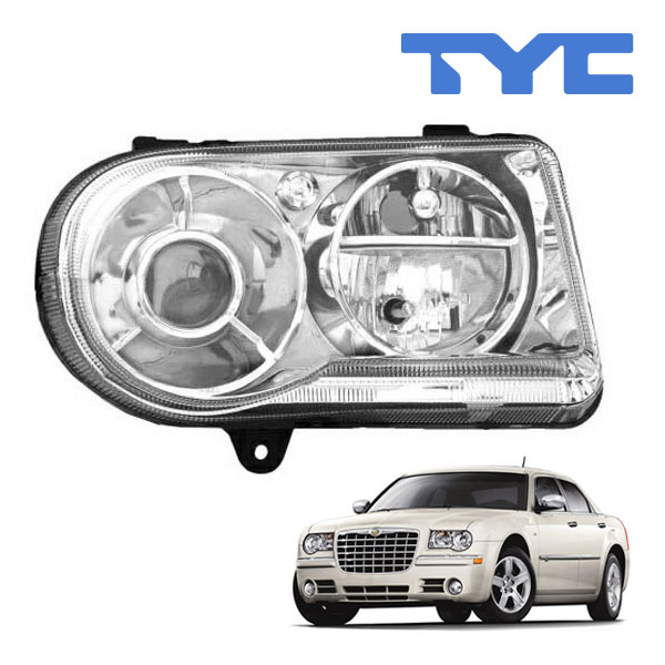 クライスラー300c 05-10y TYC 正規品】05-10y クライスラー 300C (5.7L/6.1L) ヘッドランプ