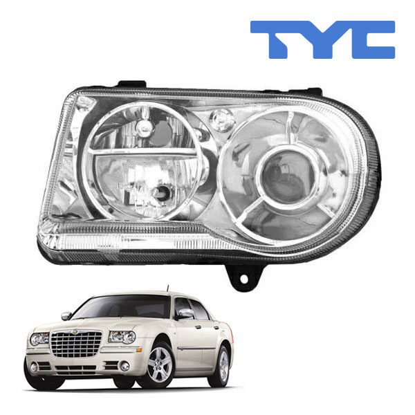 TYC 正規品】05-10y クライスラー 300C (5.7L/6.1L) ヘッドランプ