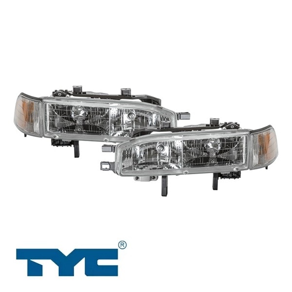 キャデラック　92ブロアム　ヘッドライト　角目2灯　左右セット キャデラック 92ブロアム ヘッドライト 角目2灯 左右セット