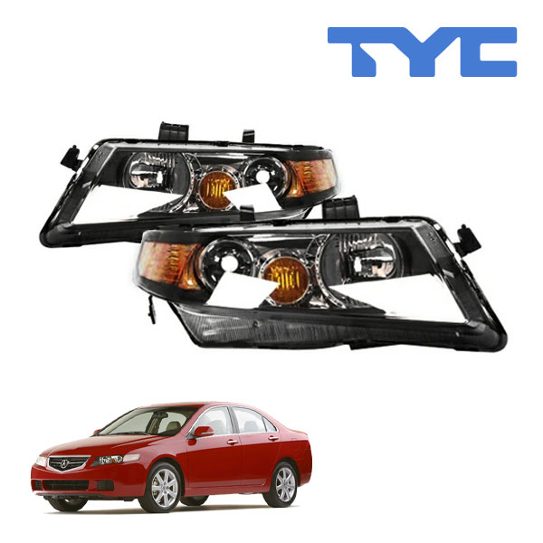 【TYC 正規品】06-08y ホンダ TSX アコード ユーロR CL系 US仕様 HIDヘッドランプ ヘッドライト 純正タイプ 左右セット ユニット バルブ無