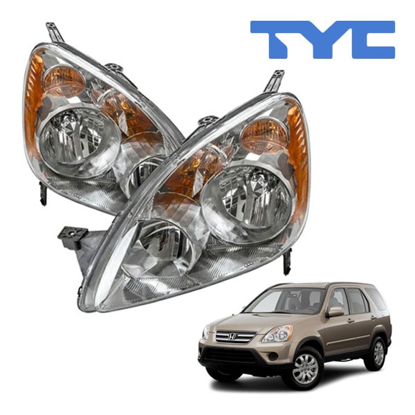 【TYC 正規品】ホンダ CR-V RD系 RD4 RD5 平成13年9月-平成16年8月 US仕様 ハロゲンヘッドランプ ヘッドライト 左右セット 純正タイプ