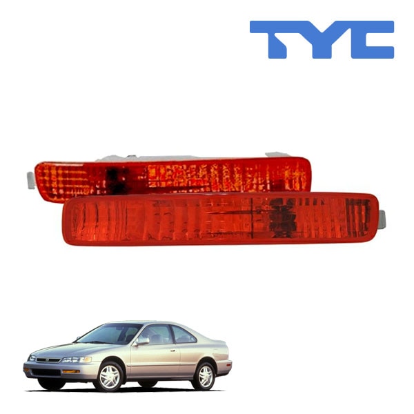 【TYC 正規品】ホンダ アコード CD系 平成8年7月-平成9年9月 US仕様 ウインカーランプ パークシグナルランプ フロント 純正タイプ 左右セット バルブ付