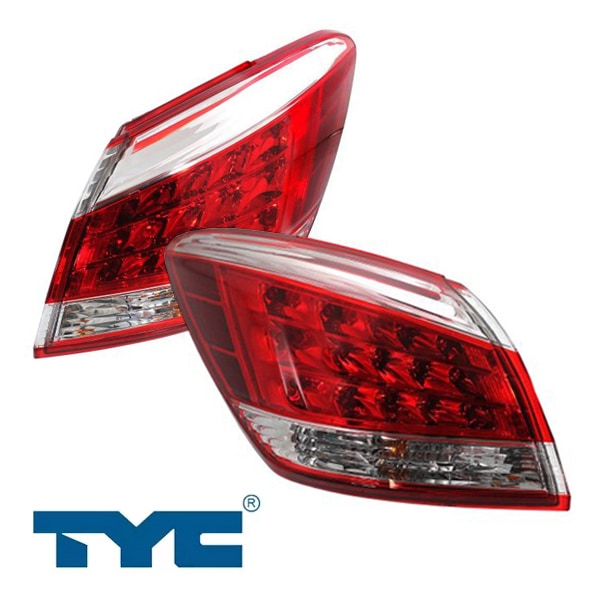 11-12y 日産 ムラーノ Z51系 US仕様 テールランプ テールライト アウター 純正タイプ 左右セット バルブ付 TYC製