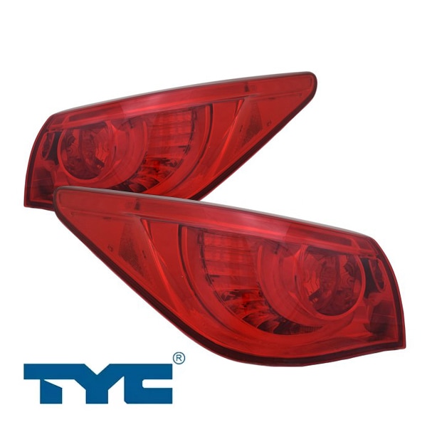 16-17y 日産 スカイライン (Q50) V37系 US仕様 テールランプ テールライト アウター 純正タイプ 左右セット バルブ付 TYC製
