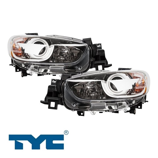 13-16y マツダ CX-5 KE系 US仕様 ハロゲンヘッドランプ ヘッドライト 純正タイプ 左右セット バルブ付 TYC製