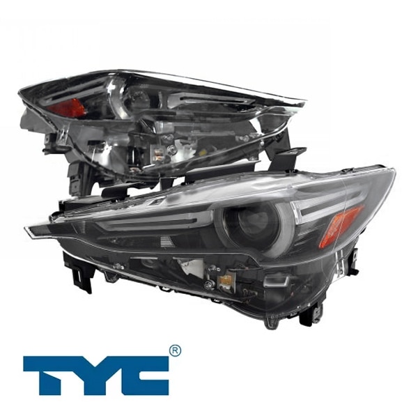 17-20y マツダ CX-5 KF系 US仕様 LEDアダプティブヘッドランプ ヘッドライト 純正タイプ 左右セット バルブ付 TYC製