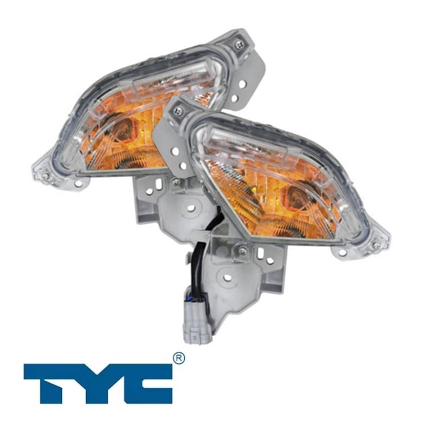 16-21y マツダ CX-3 DK系 US仕様 ウインカーランプ パークシグナルランプ フロント 純正タイプ 左右セット バルブ付 TYC製