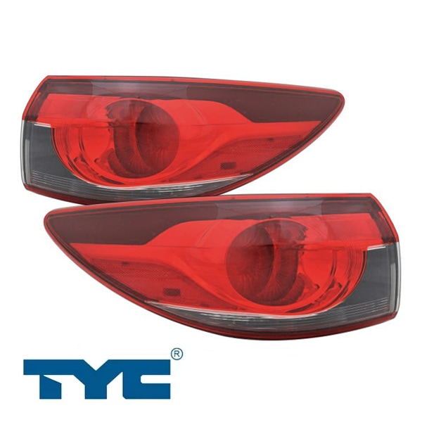 14-17y マツダ MAZDA6(アテンザ) GJ系 US仕様 テールランプ テールライト アウター 純正タイプ 左右セット バルブ付 TYC製