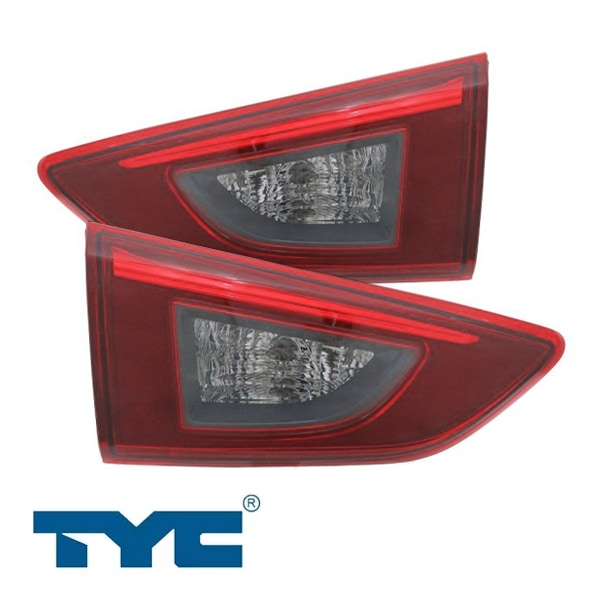 16-21y マツダ CX-3 DK系 US仕様 テールランプ テールライト インナー 純正タイプ 左右セット バルブ付 TYC製