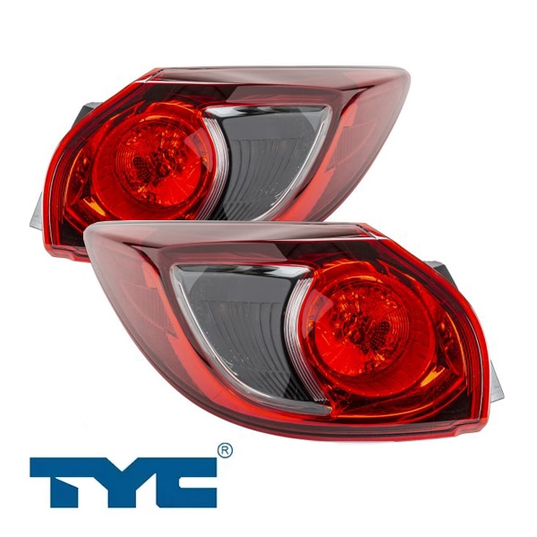 13-16y マツダ CX-5 KE系 US仕様 テールランプ テールライト アウター 純正タイプ 左右セット バルブ付 TYC製